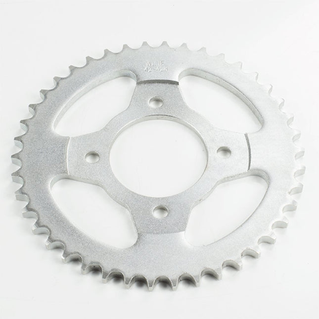 Rear Sprocket 428-42T 4 Bolt Fixing for ZS125-48F, ZS125-48E, HJ125-J, HJ125-K, ZS125-48E-