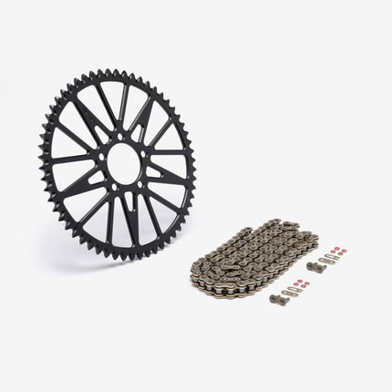 EBMX Black Premium Alloy Sprockets and Chain for Light Bee