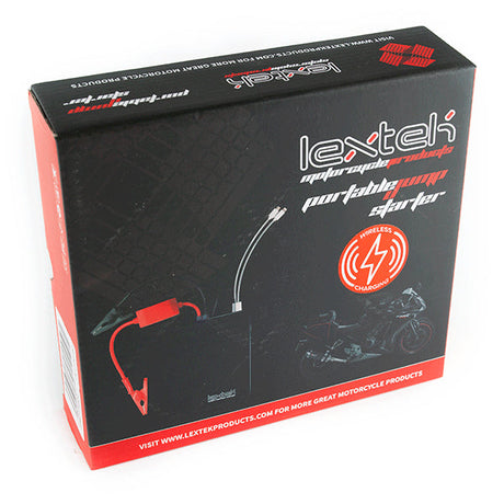 Lextek Portable Jump Starter Pack With Wireless Charging