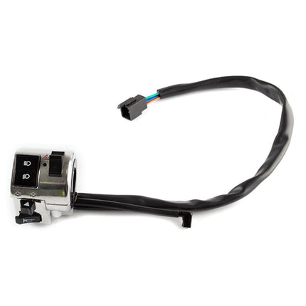 Left Handlebar Switch Euro 4 Chrome for ZS125-79-E4, ZS125-79H, ZS125-79-E5
