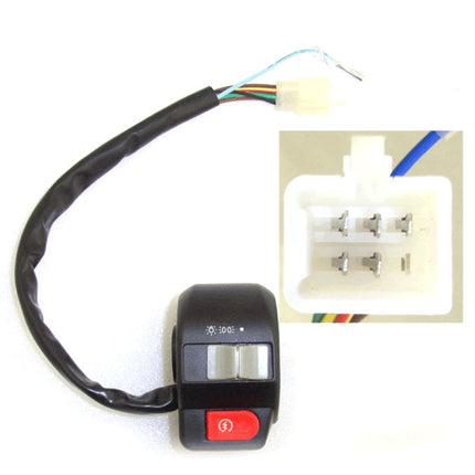 Right Handlebar Switch for YB50QT-9, YB125T-22, YB125T-22C, YB125T-22D, JL125