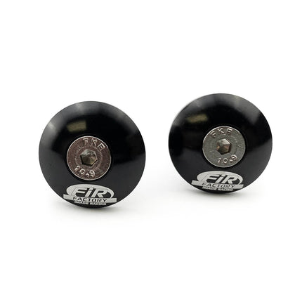 Black Handlebar Bar Plug Ends For 13.5mm - 14mm ID Bore Cnc Aluminium