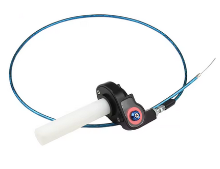 Throttle Twistgrip + Cable Universal Aluminium Throttle Clamp Racing Alloy