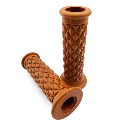 Grip Set Classic Cafe Racer 7/8 22mm Retro Brown
