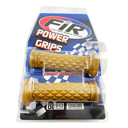 Grip Set Classic Cafe Racer Retro, Khaki