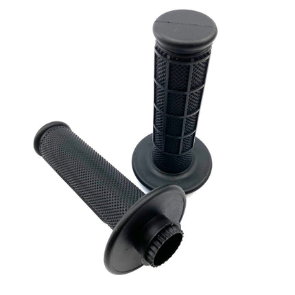 Lock On Grips Half Waffle, Soft Black, MX-08752BK, Odi Style, FIR