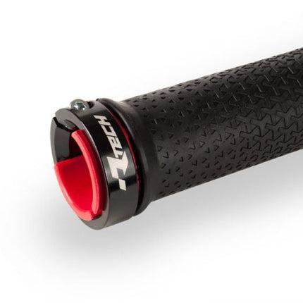 Bike Bicycle Lock On Grips - Black - Rtech B-MPRBIKENR20