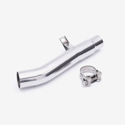 Lextek Carbon Fibre OP8C Matt Exhaust 350mm with Link Pipe for Honda CBF 600 (04-07)