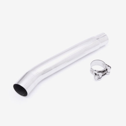 Lextek Stainless Steel YP4 Stubby Exhaust 200mm with Link Pipe for Suzuki GSXR 1000 (01-06)