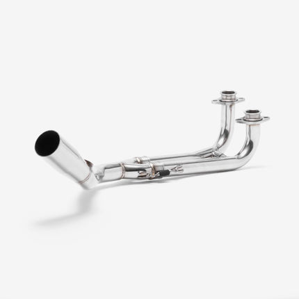 Lextek Polished Stainless Steel SP4 300mm Exhaust System for Yamaha T-Max 500/530 (12-17)