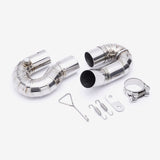 Lextek Stainless Steel De-Cat Link Pipe for Honda CBR1000 RR (08-13)