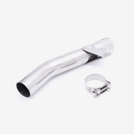 Lextek Polished Stainless Steel SP4 300mm Exhaust with Link Pipe for Yamaha FZS 600 Fazer (97-03)