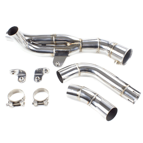 Lextek Stainless Steel De-Cat Link Pipe for Yamaha YZF R1 (09-14)