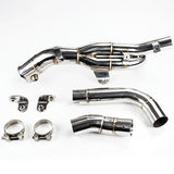 Lextek Stainless Steel De-Cat Link Pipe for Yamaha YZF R1 (09-14)
