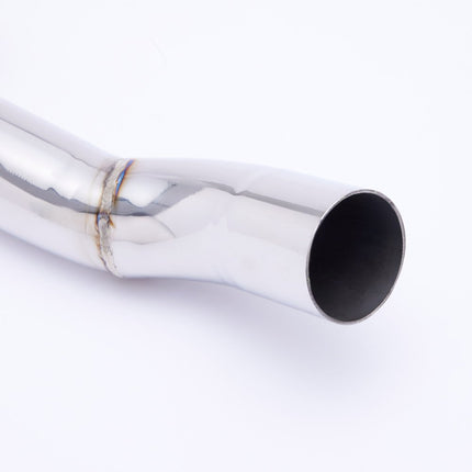 Lextek Stainless Steel Polished Link Pipe for Kawasaki Z800 (13-16)