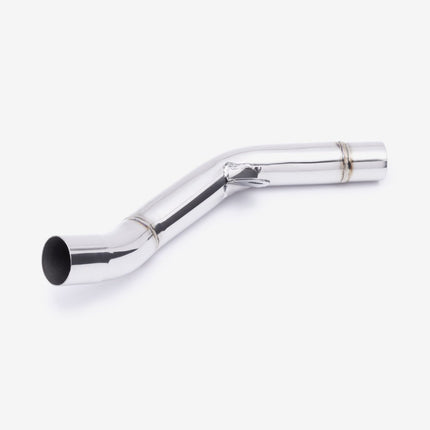Lextek Matt Stainless Steel GP1 240mm Exhaust with Link Pipe for Kawasaki Z800 (13-16)