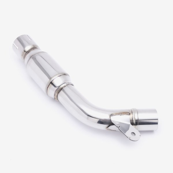 Lextek Stainless Steel De-Cat Link Pipe for Yamaha FZ6 (04-10)