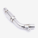Lextek Stainless Steel De-Cat Link Pipe for Yamaha FZ6 (04-10)