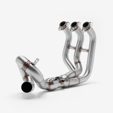 Lextek Matt Stainless Steel CP1 150mm Low Level Exhaust System for Yamaha MT-09 (13-20)