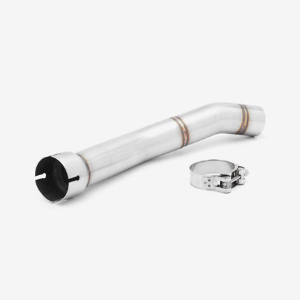 Lextek Polished Stainless Steel MP4 300mm Exhaust with Link Pipe for Yamaha YZF R1 (99-01)