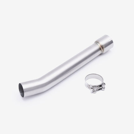 Lextek Polished Stainless Steel MP4 300mm Exhaust with Link Pipe for Yamaha FZS 1000 (00-05)