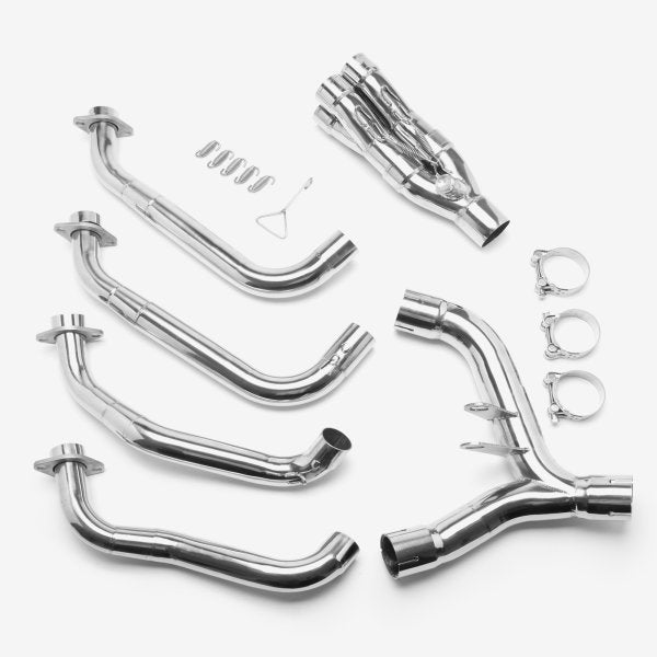 Lextek Stainless Steel Header (Twin Sided) for Kawasaki Z1000 (10-19)