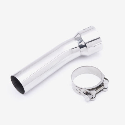 Lextek Stainless Steel YP4 Stubby Exhaust 200mm with Link Pipe for BMW R 1200 GS (13-18)