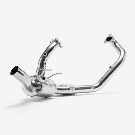 Lextek Matt Stainless Steel ST7 400mm Exhaust System for KTM 1290 Super Duke (14-19)