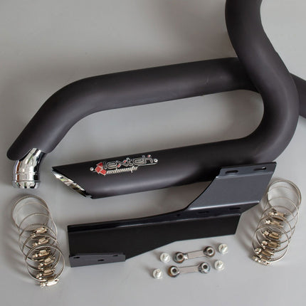 Lextek Black Exhaust System for Harley Davidson Sportster 883/1200 (04-13)