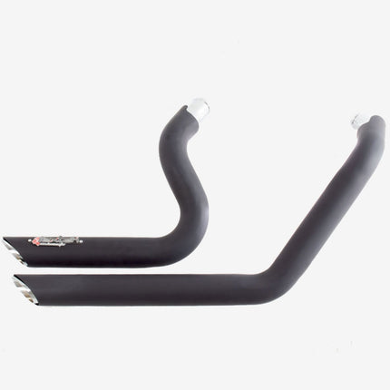 Lextek Black Exhaust System for Harley Davidson Sportster 883/1200 (04-13)