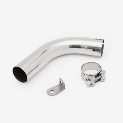 Lextek Polished Stainless Steel SP4 300mm Exhaust with Link Pipe for Honda CB1000R (08-17)
