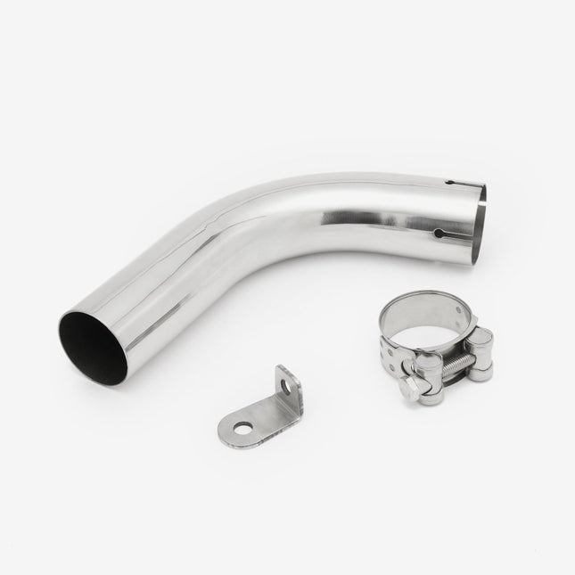 Lextek Matt Stainless Steel OP1 350mm Exhaust with Link Pipe for Honda CB1000R (08-17)