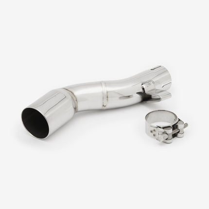 Lextek Smoked Stainless Steel OP16 250mm Exhaust with Link Pipe