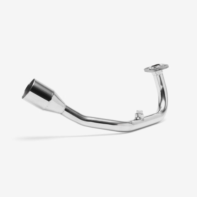 Lextek Smoked Stainless Steel OP15 200mm Exhaust System for Lexmoto Diablo 125 / SRT125