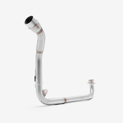 Lextek Polished Stainless Steel MP4 300mm Single Underseat Exhaust System