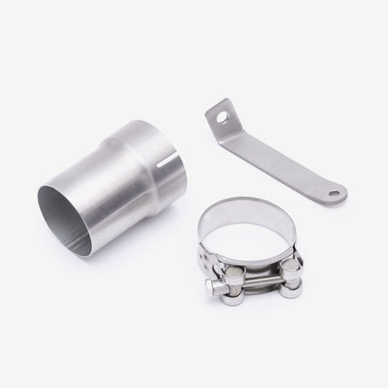 Lextek Matt Stainless Steel VP1 300mm Exhaust with Link Pipe for Ducati Multistrada 1200 (15-17)