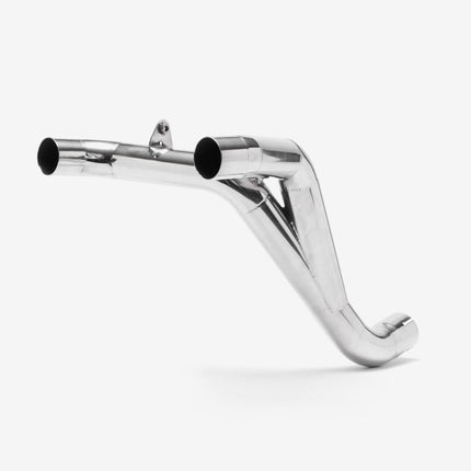 Lextek Polished Stainless Steel SP4 300mm Twin Underseat with Link Pipe