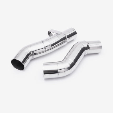 Lextek Stainless Steel Link Pipes for Kawasaki Z1000 SX (with luggage) (10-19)