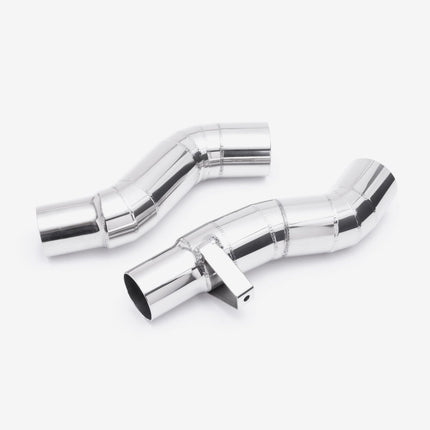 Lextek Carbon Fibre SP7C 400mm Exhaust with Link Pipes for Kawasaki Z1000SX With Luggage (14-19)