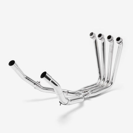 Lextek Brushed Stainless Steel RP1 400mm Exhaust System for Yamaha FJR1300 (01-19)