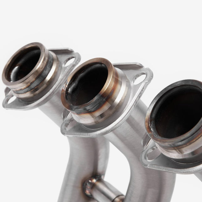 Lextek Stainless Steel High Level Downpipes for Yamaha MT-09 Tracer GT (18-20)