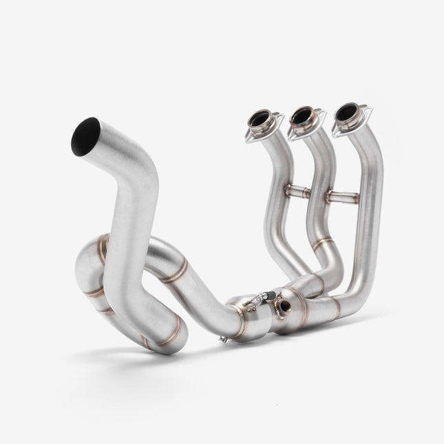 Lextek Stainless Steel High Level Downpipes for Yamaha MT-09 Tracer GT (18-20)