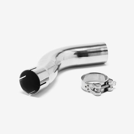 Lextek Polished Stainless Steel MP4 300mm Exhaust with Link Pipe for Triumph Sprint ST 995i (98-04)