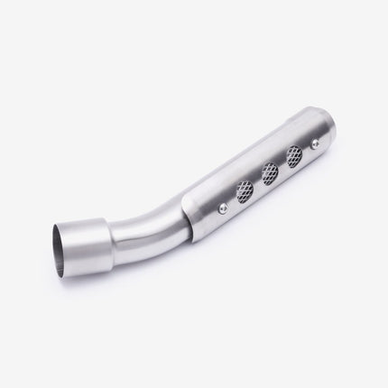 Lextek Polished Stainless Steel MP4 300mm Exhaust with Link Pipe for Yamaha Tenere 700 (19-23)