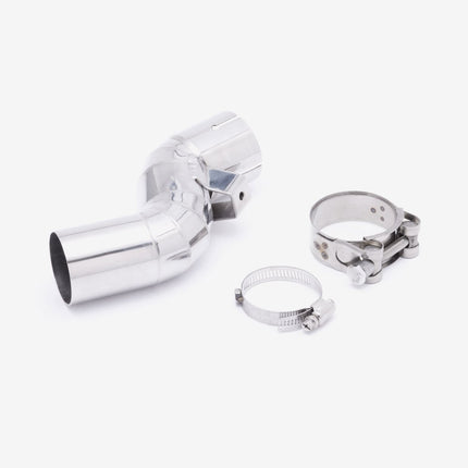 Lextek Matt Stainless Steel GP1 240mm Exhaust with Link Pipe for Kawasaki Ninja H2 SX (18-20)