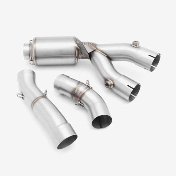 Lextek Stainless Steel De-Cat Link Pipe for Yamaha MT-10 (16-22)