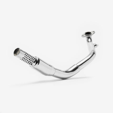 Lextek Polished Stainless Steel AC1 350mm Exhaust System for Lexmoto Enigma 125