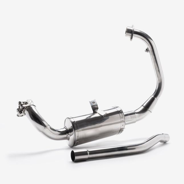 Lextek Stainless Steel Exhaust Header with Gasket for Lexmoto LXS 125 Euro 5