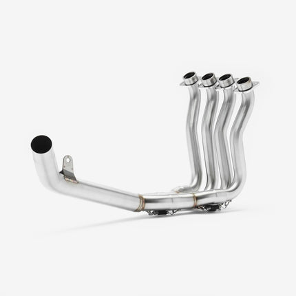 Lextek Stainless Steel RP2 Gloss S/Steel Oval Exhaust System 300mm for Suzuki GSX-S 1000 (21-24)