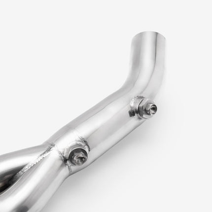 Lextek Stainless Steel Downpipes for Kawasaki Ninja 650 (21-24)